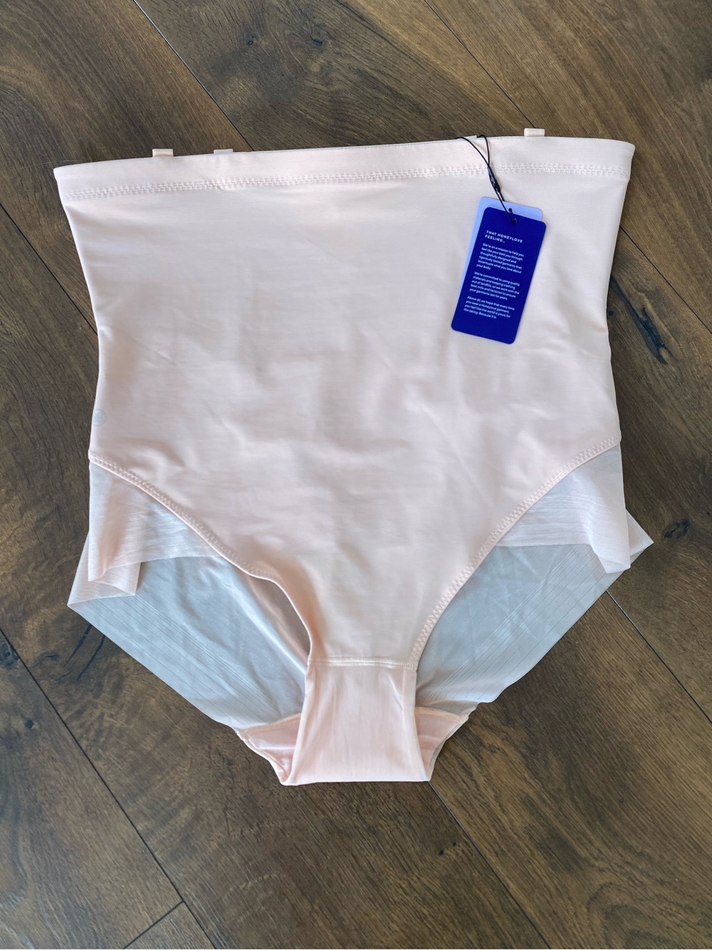 NWT Honeylove SuperPower Brief Shapewear Blush 2X HLSPB03